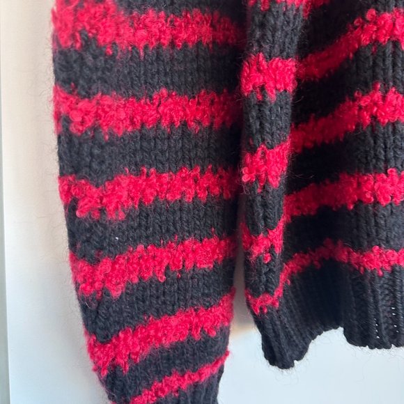 NWT Zadig & Voltaire Benny Mohair Sweater Merino Wool Knit Striped Men's Medium - Picture 8 of 8